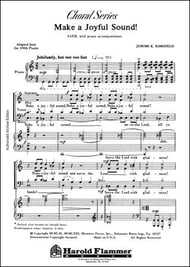 Make a Joyful Sound SATB choral sheet music cover Thumbnail